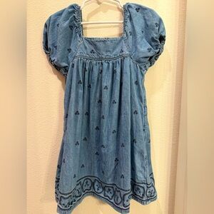 Little girls denim dress